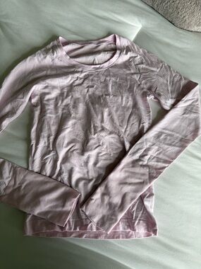 Lululemon Light Pink Long Sleeve Top